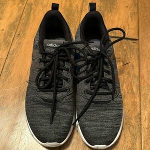 ADIDAS cloud foam super sneakers, black & gray